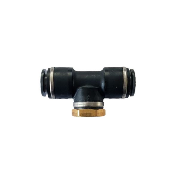 AirLift 21030 - T-Stykke NPT1/8" Hun - 3/8" Push-In